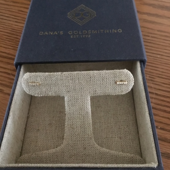 New Diamond Bar Earrings - Picture 5 of 9